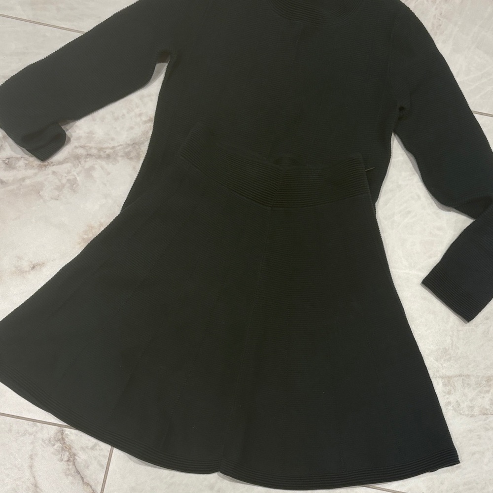 Sandro hunter green Knit skirt set